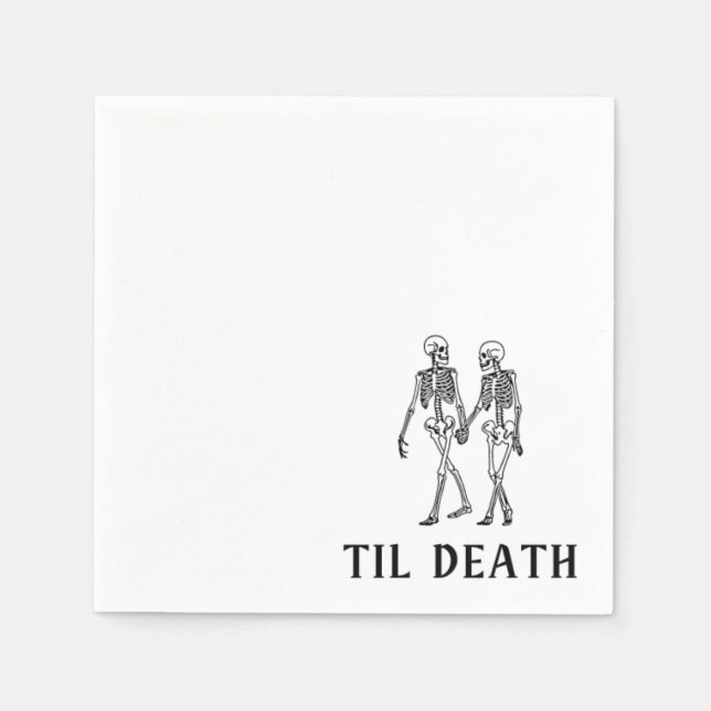 Til Death Napkins (Front)