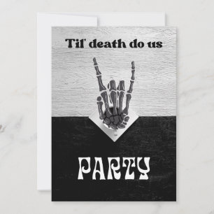 Til Death Party Bridal Shower Invitation