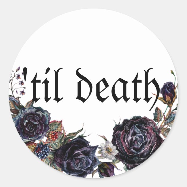 Til Death Wedding Envelope Seals (Front)