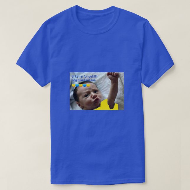 Til kamp for gul og blå T-Shirt (Design Front)