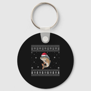 Tilaa Fish Lovers Men Women Santa Ugly Xmas Sweate Keychain