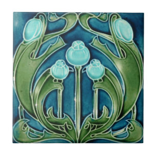 Tile - Art Nouveau Buds