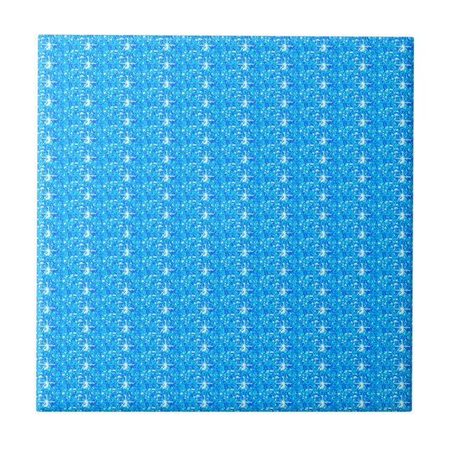 Tile Baby Blue Glitter (Front)