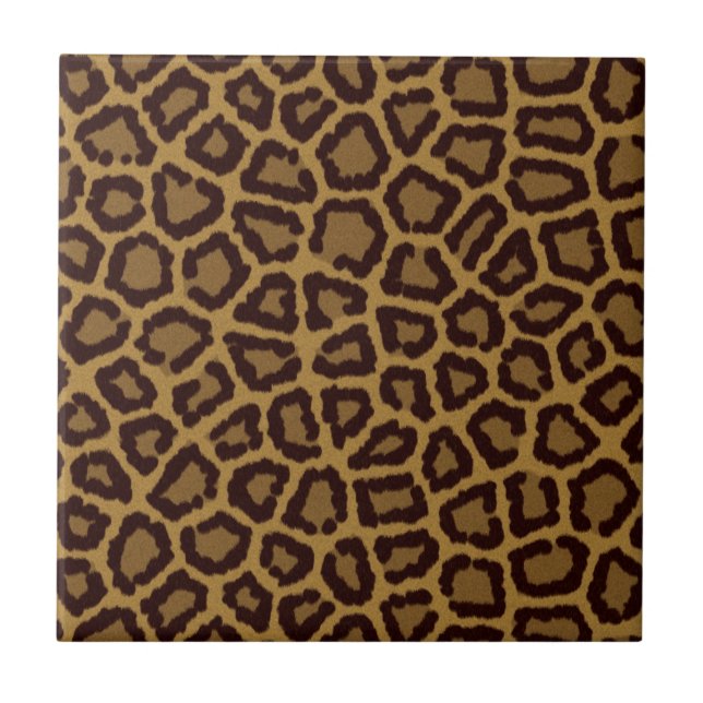 Tile background with a leopard fur (Front)