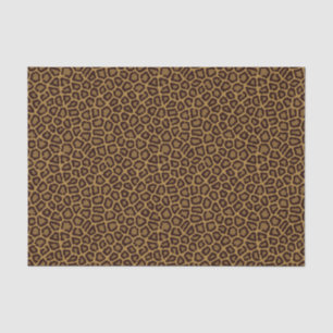 Tile background with a leopard fur tissue paper