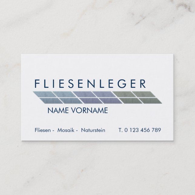tile business card (Front)