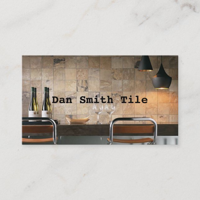 Tile business card (Front)