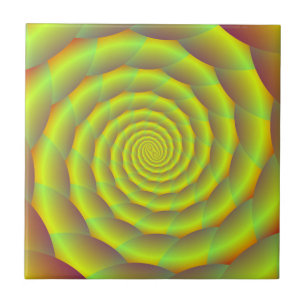 Tile Coiled Yellow Rope Tunnel