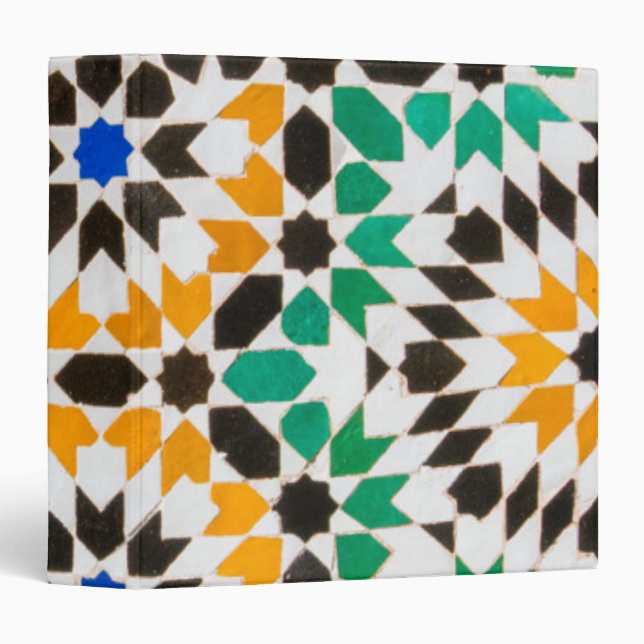 Tile decoration at Bahia Palace Binder (Front/Spine)