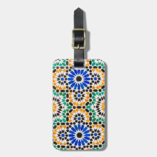 Tile decoration at Bahia Palace Luggage Tag