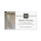 Tile flooring custom monogram business card