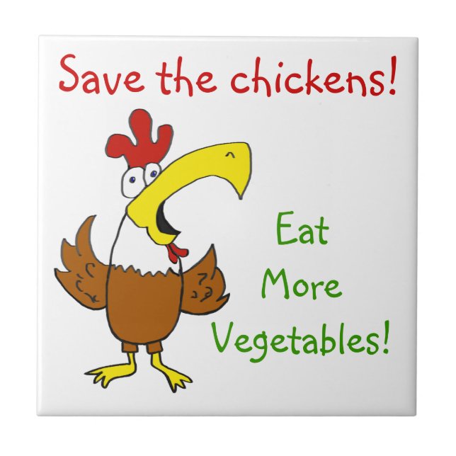 Tile- Funky Chicken Tile (Front)