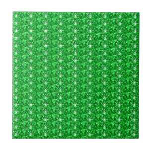 Tile Green Glitter