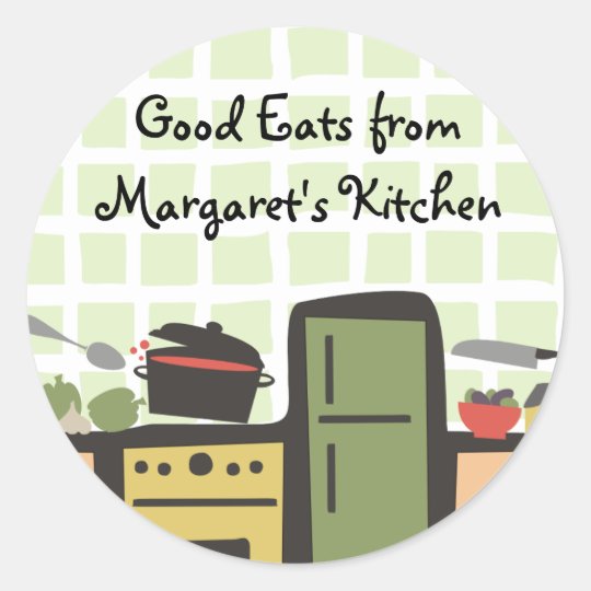 tile kitchen cooking tomato sauce gift tag sticker