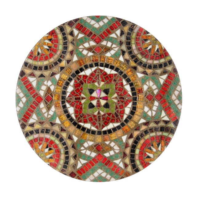 Tile Mosaic Cutting Board (Front)