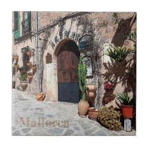 tile of Valldemossa in the island of Majorca