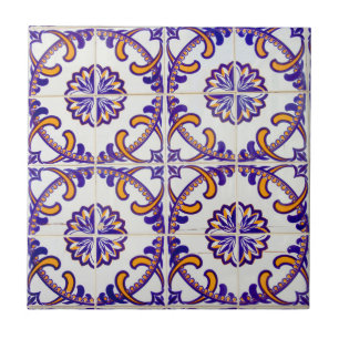 Tile pattern close-up, Portugal
