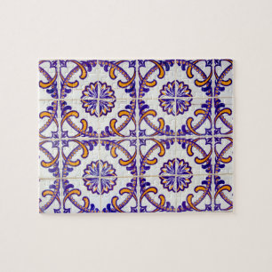 Tile pattern close-up, Portugal Jigsaw Puzzle