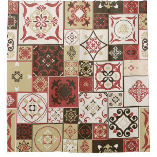 Tile PATTERN from marsala-brown-beige style Morocc