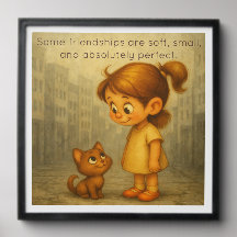 Tuile photo pour filles et chats - Best Buddies Se