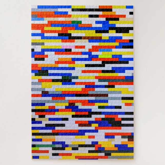 Tile Primary Colour Building Blocks Jigsaw Puzzle (Vertical)