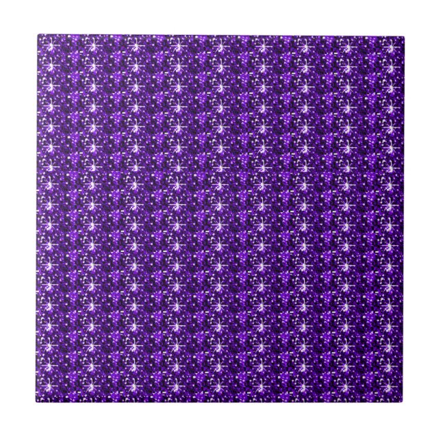 Tile Purple Glitter (Front)