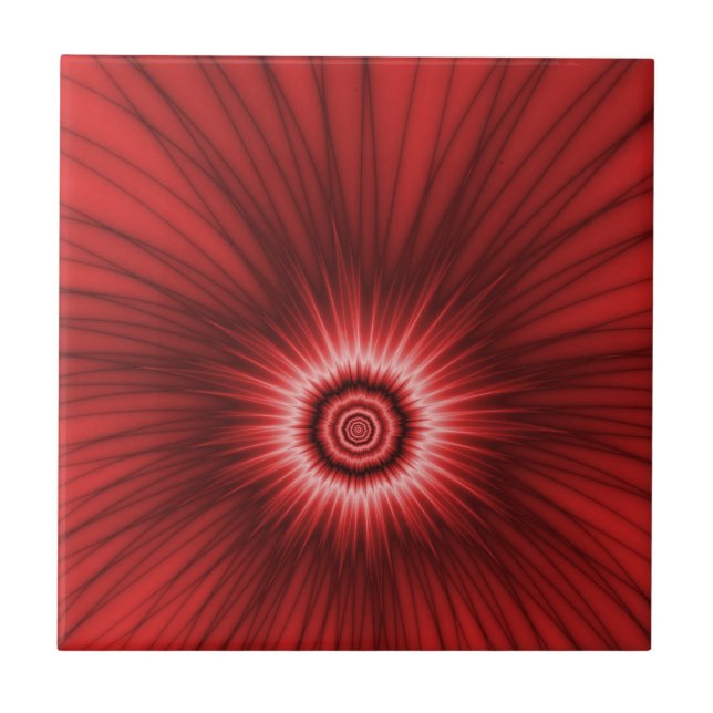 Tile  Red Explosion (Front)