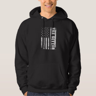 Tile Setter Job American Flag Usa Career Work Tile Hoodie