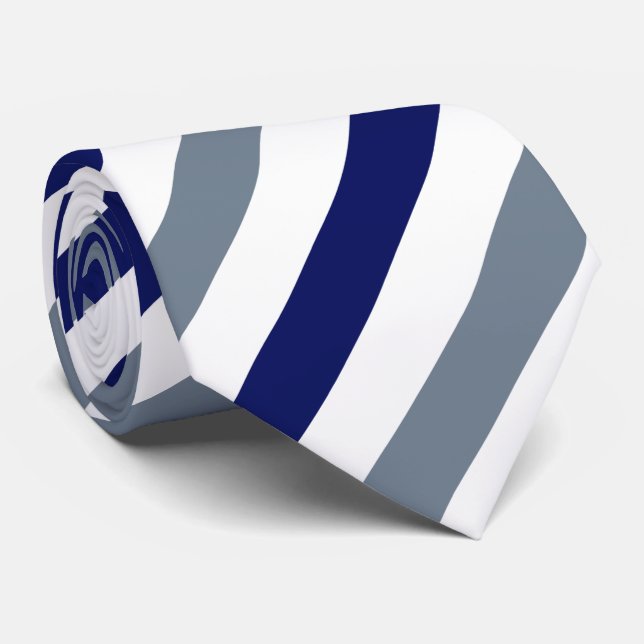 Tile-SQ-Stripe-Diag-White-NavyBlue-5c-TRANSXL-2x-s Tie (Rolled)