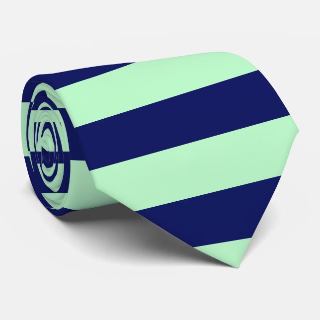 Tile-SQ-Stripe-TRANSXL-NavyBlue-08105c-2X-Horiz .p Tie (Rolled)