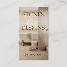 Floor Stone Business Cards Profile Cards Zazzle Ca