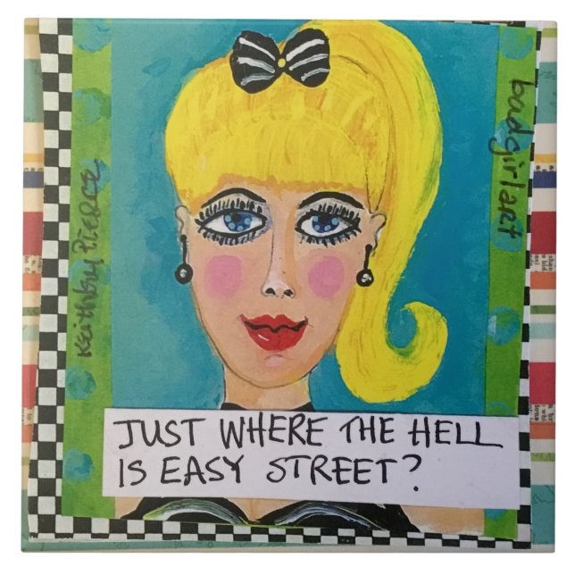 Tile-trivet-wall art tile (Front)