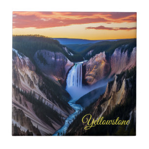 Tile Trivet-Yellowstone Falls