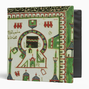 Tile with a representation of Mecca Binder