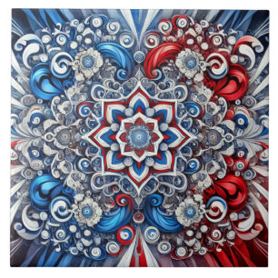 Tile with French Colours modern Design