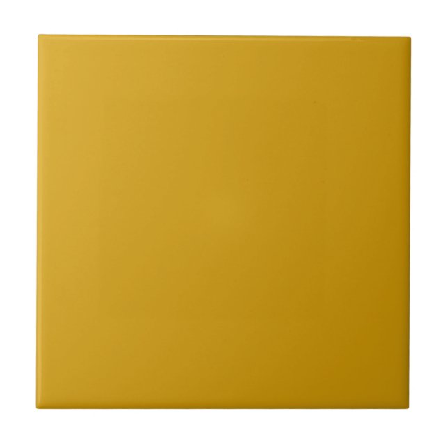 Tile with Golden Yellow Background (Front)