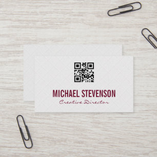 Tiled Background Carpentry qr code Business Card