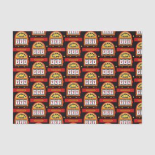 tiled gambling machine casino party tissue paper