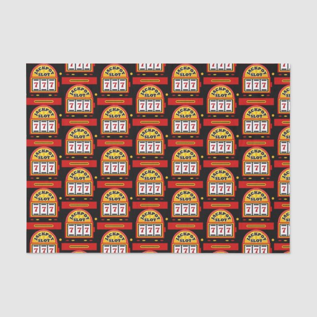 tiled gambling machine casino party tissue tissue paper (Front)