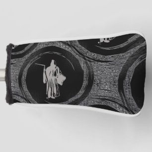 Tiled Grim Reaper Golf Head Cover