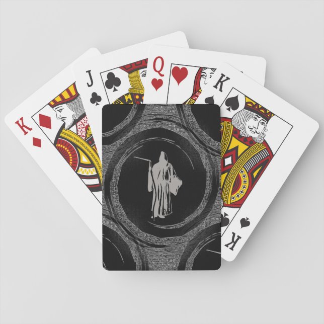 tiled grim reaper playing cards (Back)