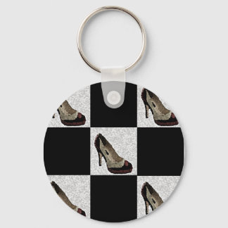 Tiled Heels Keychain