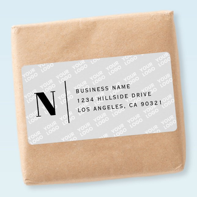 Tiled Logo Design Modern Return Address (Creator Uploaded)