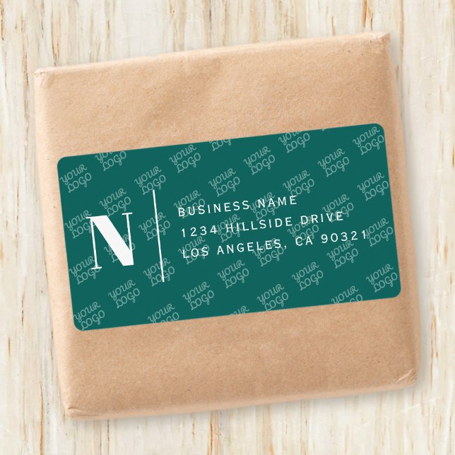 Tiled Logo Design Modern Return Address (Creator Uploaded)