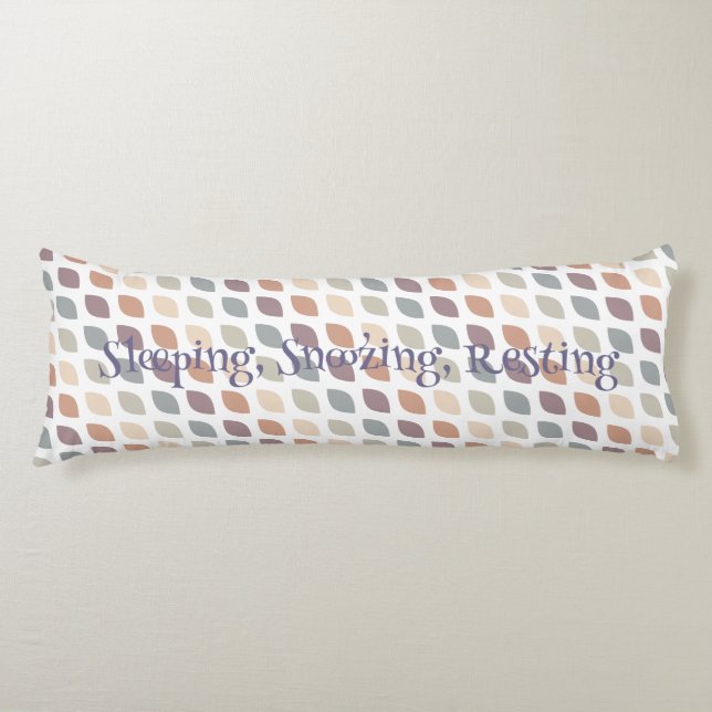 Tiled Pastels  Body Pillow (Front)