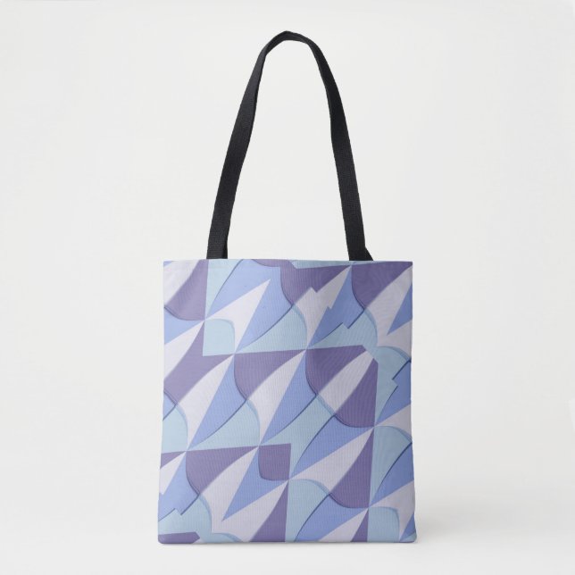 tiled pattern tote bag (Front)