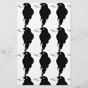 Tiled Raven Scrapbook Paper