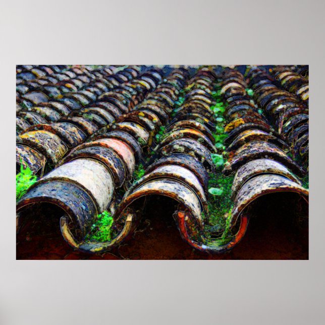 Tiled Roofing Poster (Front)