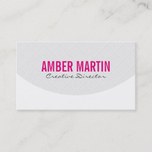 Tiled VI White Business Card