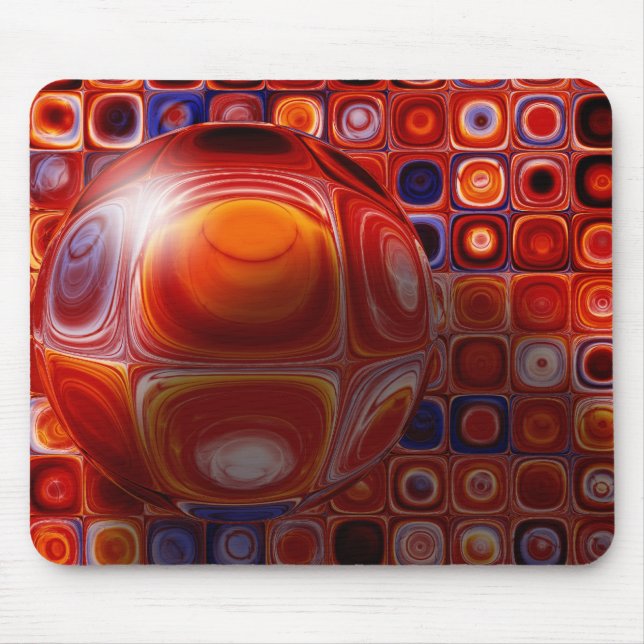 Tiles and Bubble-ations Mouse Pad (Front)